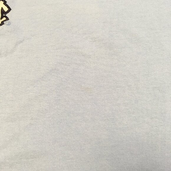 Mens 2X light blue N Carolina tee w/ felt letters over NC logo by AS Sports - Picture 10 of 10